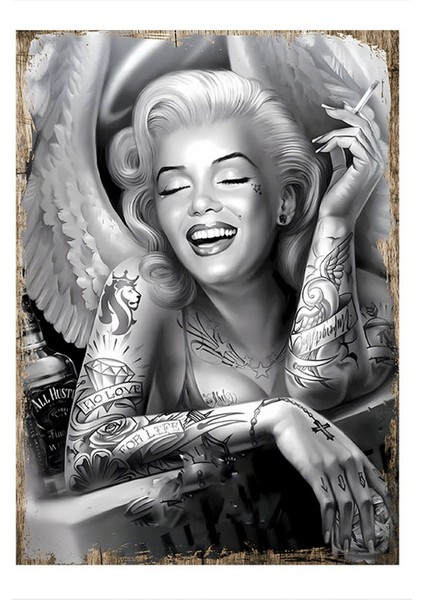 Madonna Modern Ahşap Tablo 50 cm x 70 cm