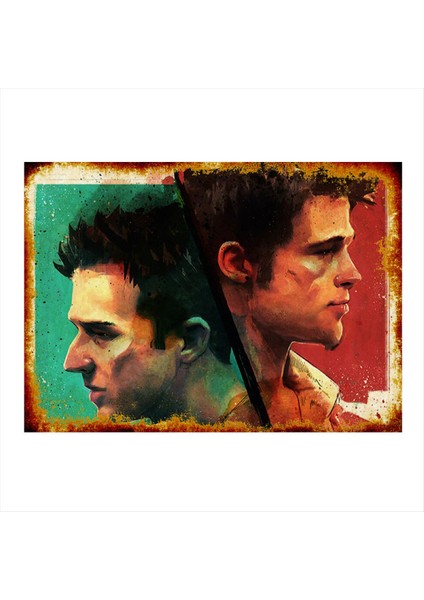 Dövüş Kulübü Modern Mdf Tablo 50 cm x 70 cm