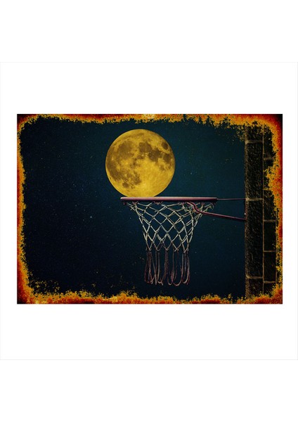 Basketbol Potası Modern Ahşap Tablo 50 cm x 70 cm