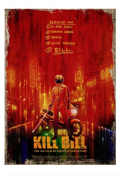 Kill Bill Tasarım Mdf Tablo 50 cm x 70 cm