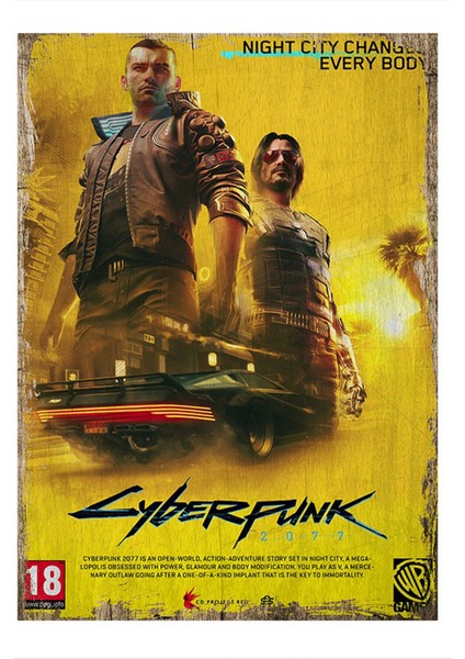 Cyberpunk 2077 Mdf Poster
