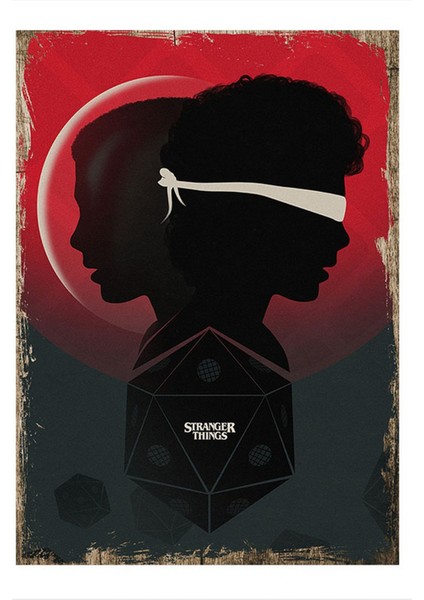 Ahşap Tablo Stranger Things