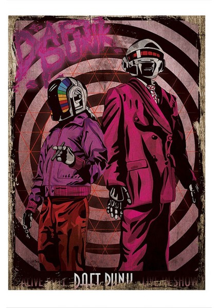 Daft Punk Mdf Poster