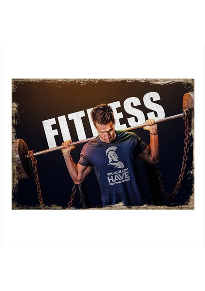 Fitness Tasarım Mdf Tablo 50 cm x 70 cm