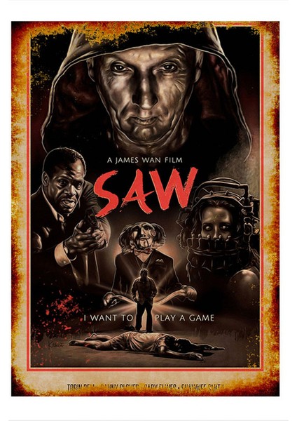 Ahşap Tablo Saw testere Film Afişi