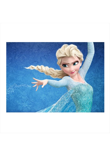 Ahşap Tablo Karlar Kraliçesi Elsa