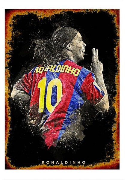 Ronaldinho Mdf Poster 50 cm x 70 cm