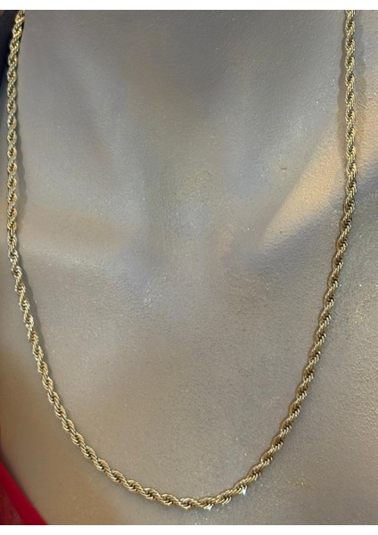 Çelik Altın Renkli Burgu Zincir Kolye fiyatları