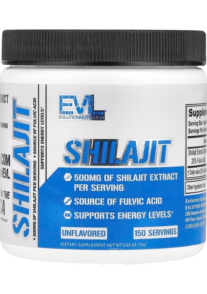 Shilajit Powder Unflavored 500 mg 150 Servis