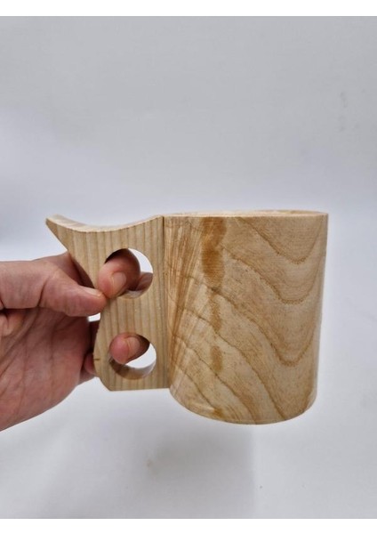 Ahşap Kuksa Bardak Çıralı