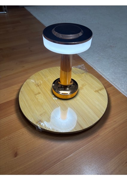 Dönerli Yuvarlak Bambu 30CM