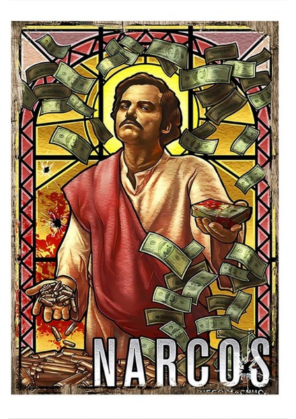 Marcos Afişi Model Mdf Tablo 35 cm x 50 cm