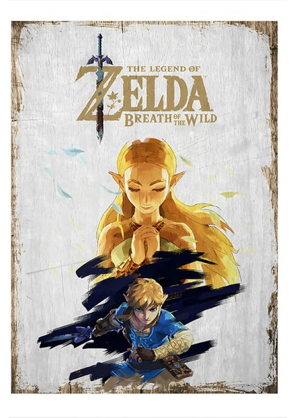 Zelda Hediyelik Mdf Tablo 35 cm x 50 cm