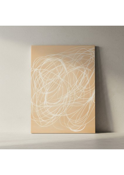 Soyut Beyaz Çizgiler Tablosu fiyatları