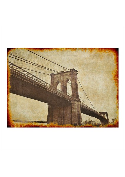 Köprü Hediyelik Ahşap Tablo 35 cm x 50 cm