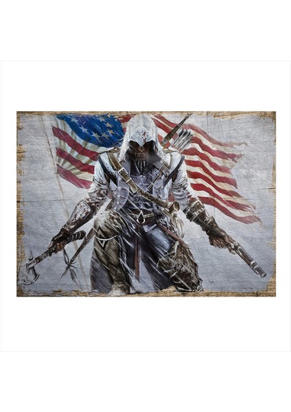 Assasin Creed Mdf Poster 35 cm x 50 cm