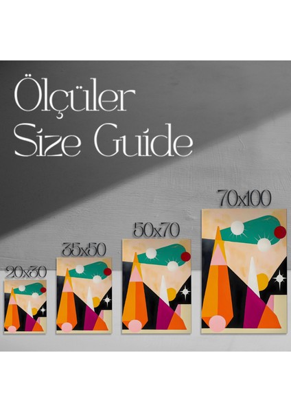 Geometrik Soyut Tasarım Tablosu modelleri