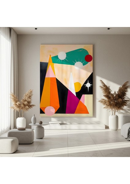 Geometrik Soyut Tasarım Tablosu fırsatları