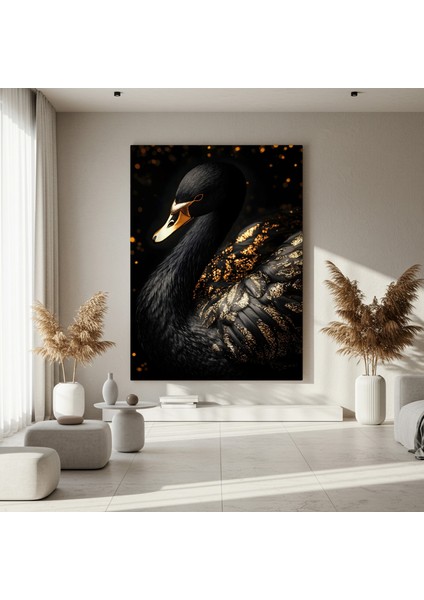 Altın Detaylı Kuğu Tablosu fırsatları