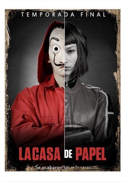 Ahşap Tablo La Casa De Papel Tokyo