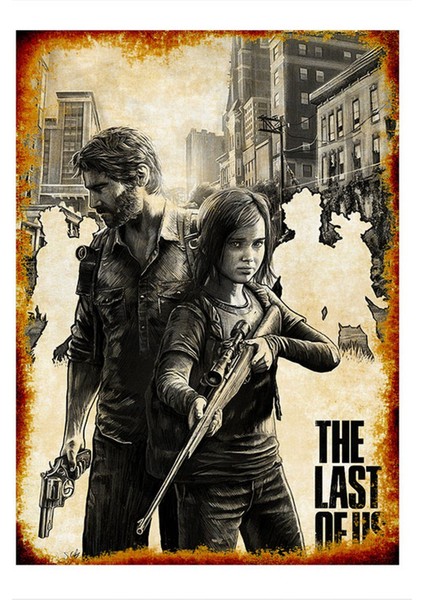 The Last Of Us Poster 35 cm x 50 cm Mdf Tablo 35 cm x 50 cm