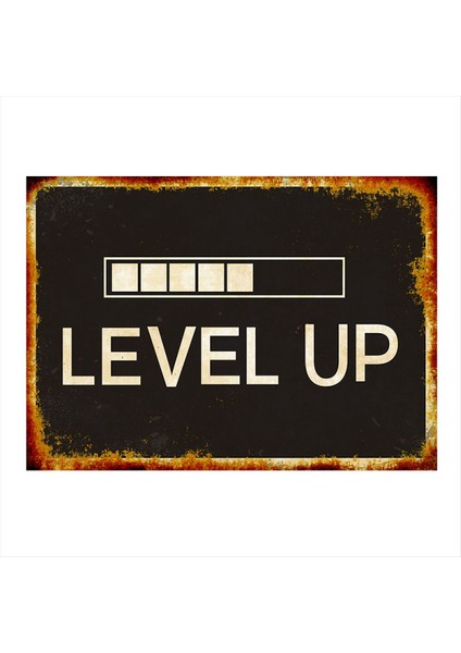 Level Yükleniyor Tasarım Mdf Tablo 35 cm x 50 cm