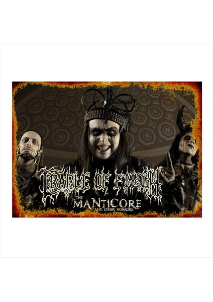 Cradle Of Filth Dekoratif Mdf Tablo 35 cm x 50 cm
