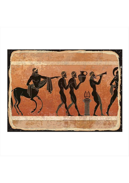 Mitolojik Resim Modern Ahşap Tablo 35 cm x 50 cm