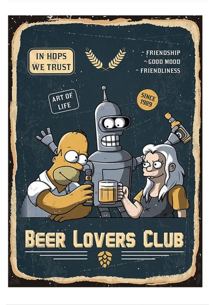 Bira Severler Hediyelik Mdf Tablo