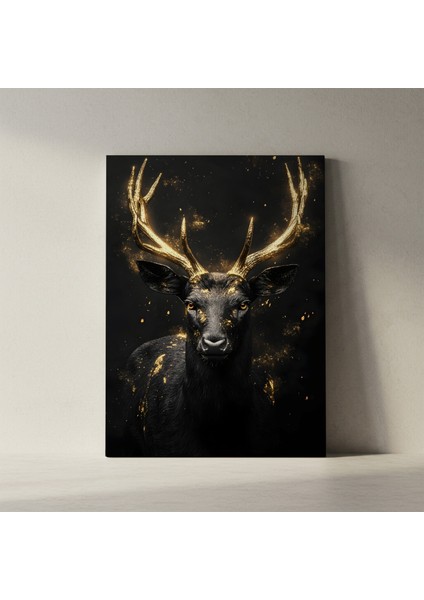 Altın Gevişli Hayvan Soyut Sanat Tablosu fiyatları