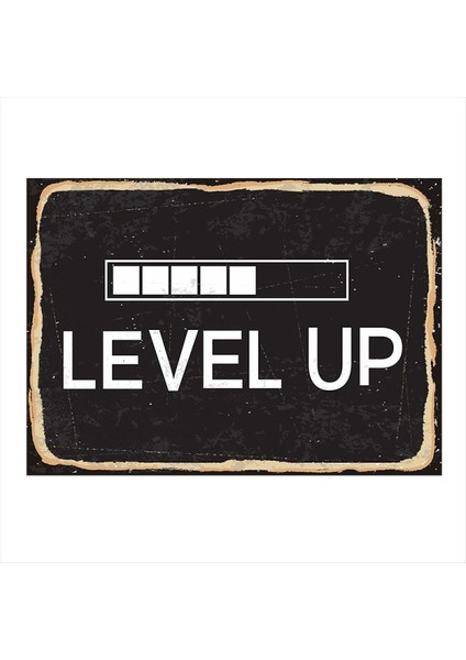 Level Yükleniyor Dekoratif Mdf Tablo 35 cm x 50 cm