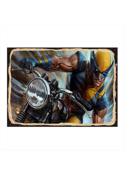 Wolverine Dekoratif Mdf Tablo 35 cm x 50 cm