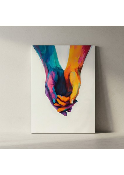 Soyut Renkler El Tablosu fiyatları