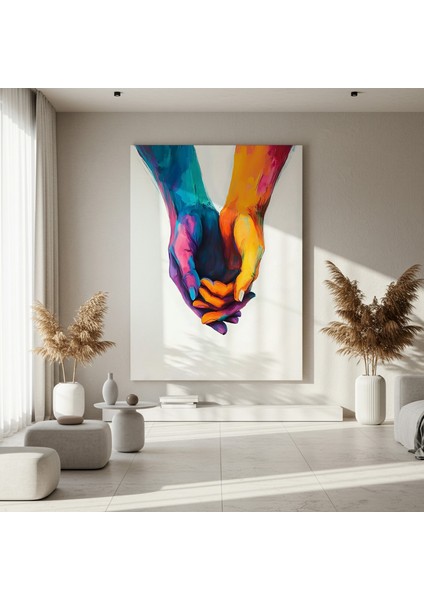 Soyut Renkler El Tablosu fırsatları