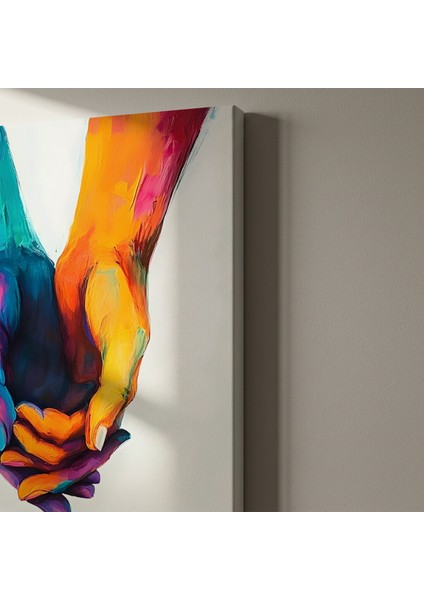 Soyut Renkler El Tablosu indirimleri