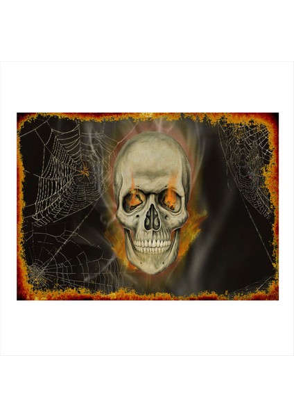 Kuru Kafa Desenli Ahşap Tablo 35 cm x 50 cm