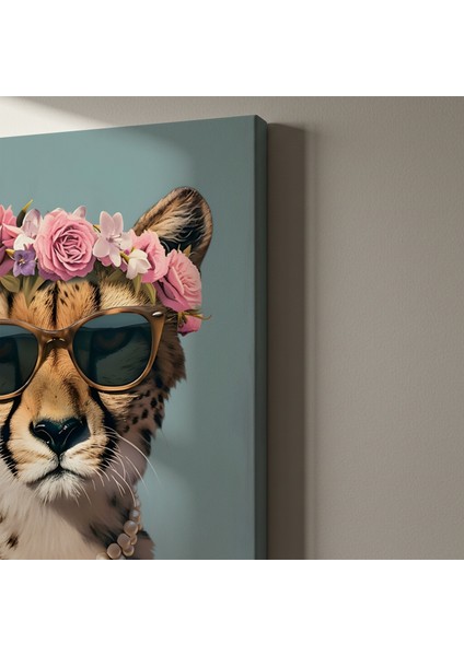 Şık Çita Portresi Tablosu indirimleri