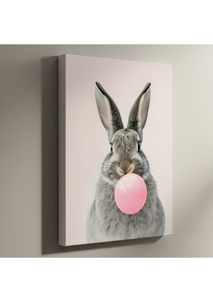 Sakızlı Tavşan Portresi Tablosu
