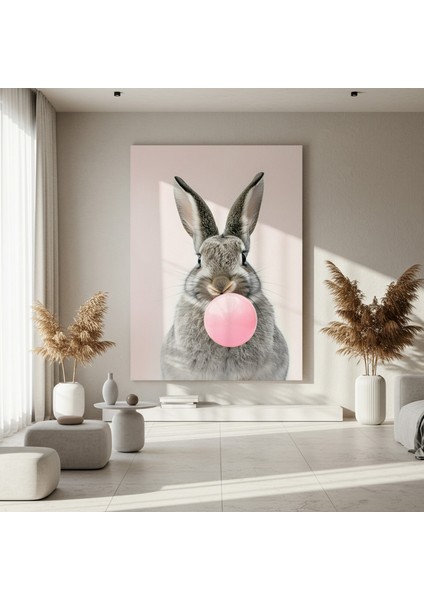 Sakızlı Tavşan Portresi Tablosu fırsatları