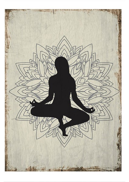 Namaste Yoga Tasarım Mdf Tablo 35 cm x 50 cm