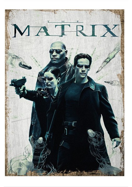 Matrix Desenli Mdf Tablo 35 cm x 50 cm