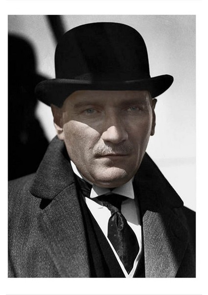 Ahşap Tablo 35 cm x 50 cm Mustafa Kemal Atatürk