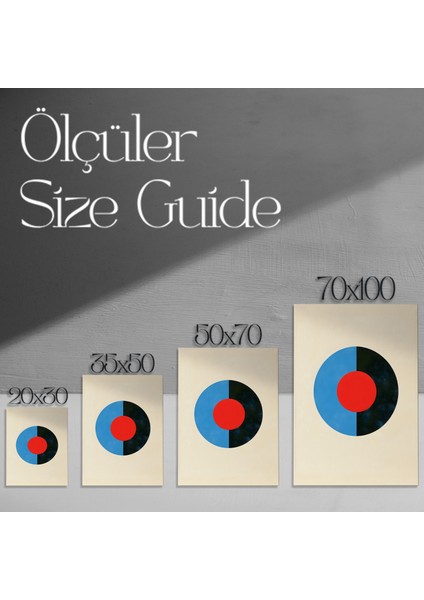 Modern Sanat Geometrik Tasarım Tablosu modelleri