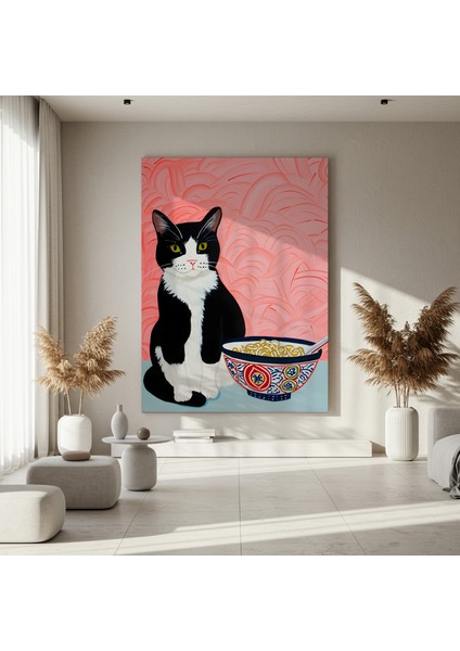 Şirin Kedili Modern Sanat Tablosu fırsatları