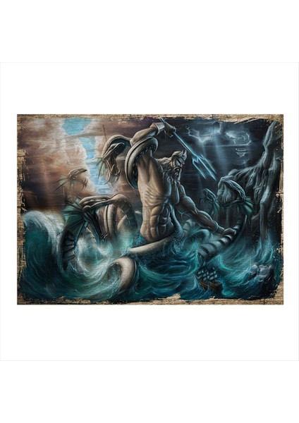 Poseidon Art Mdf Tablo 35 cm x 50 cm
