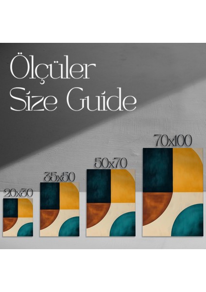 Soyut Geometrik Sanat Tablosu modelleri