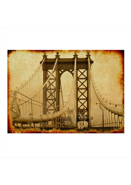 Köprü Halatları Modern Mdf Tablo 35 cm x 50 cm