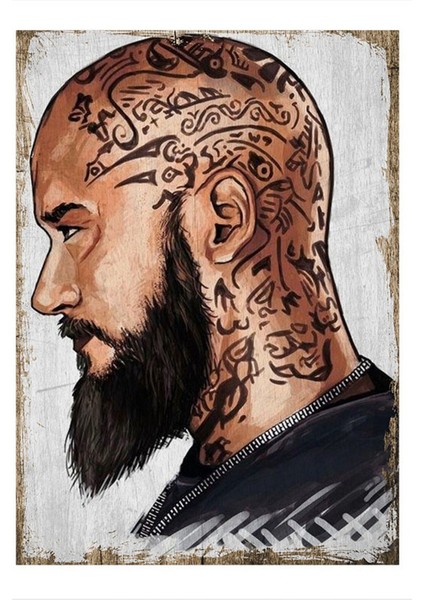 Ragnar Desenli Mdf Tablo 35 cm x 50 cm