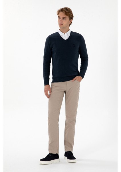 Erkek Koyu Bej Pantolon (Kanvas-Chino) 50311612-VR088