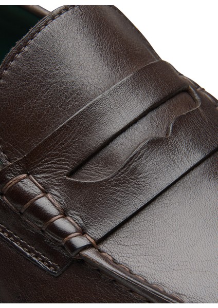 Deri Koyu Kahve Erkek Günlük Ayakkabı Craftjames Lo